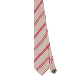 Front Front of Vintage 1990's Francesco Smalto Striped Patterned Tie