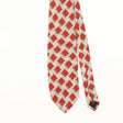 Front Detail of Vintage 1990's Countess Mara Geometric Patterned Tie