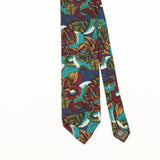 Front Detail of Vintage 1990's Floral Patterned Tie