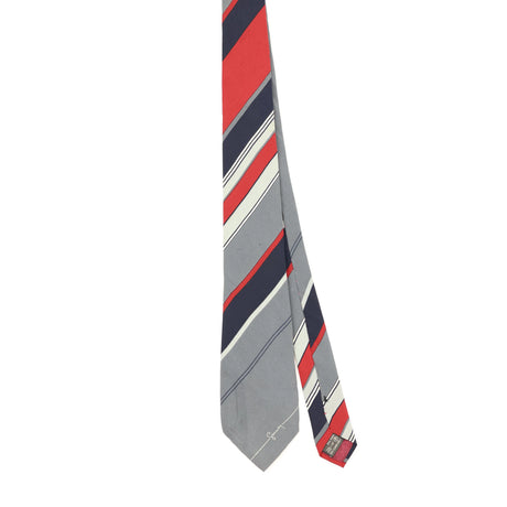 Front Front of Vintage 1990's Givenchy Striped Patterned Tie