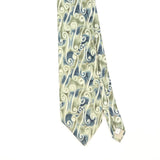 Front Front Detail of Vintage 1990's Pierre Cardin Swirls Abstract Patterned Tie
