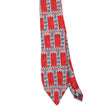 Front Front Detail of Vintage 1990's Geometric Patterned Tie