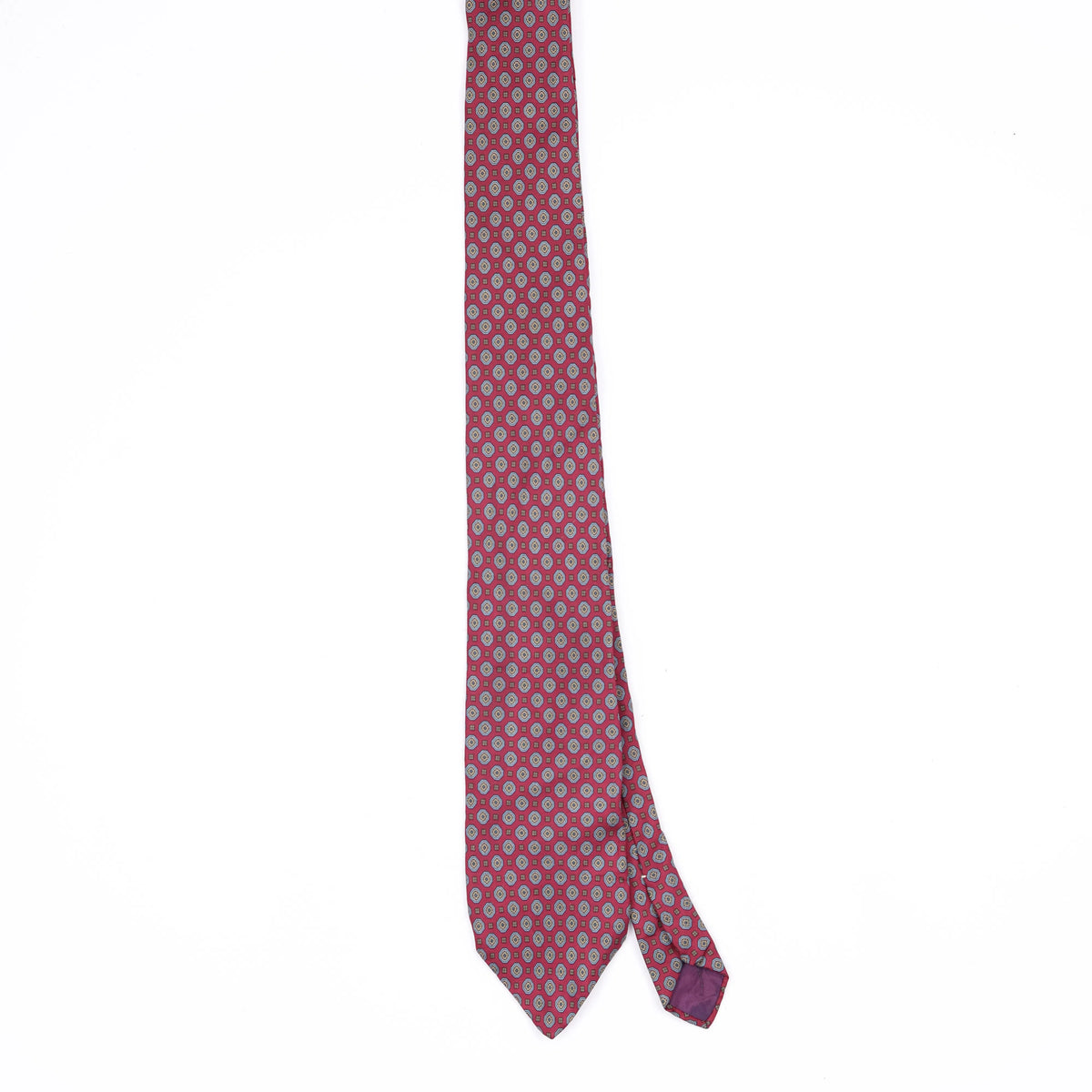 Front Front of Vintage 1990's Van Heusen Foulard Geometric Patterned Tie