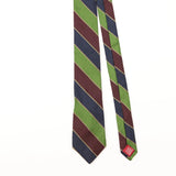 Front Detail of Vintage Penguin Striped Patterned Tie