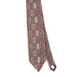 Front Front Detail of Vintage 1990's Geometric Patterned Tie