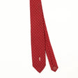 Front Front Detail of Vintage 1990's Yves Saint Laurent Polka Dot Patterned Tie