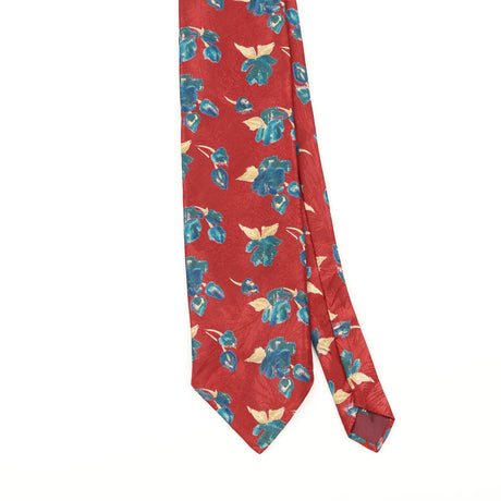 Front Detail of Vintage 1990's Geometric Patterned Tie