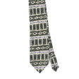 Front Front Detail of Vintage 1990's Geoffrey Beene Geometric Patterned Tie