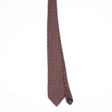 Front Front of Vintage Van Heusen Foulard Geometric Patterned Tie