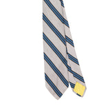 Front Front Detail of Vintage 1990's Brooks Brothers Striped Patterned Tie