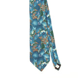 Front Detail of Vintage 1990's Floral Patterned Tie