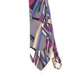 Front Detail of Vintage 1990's Abstract Patterned Tie
