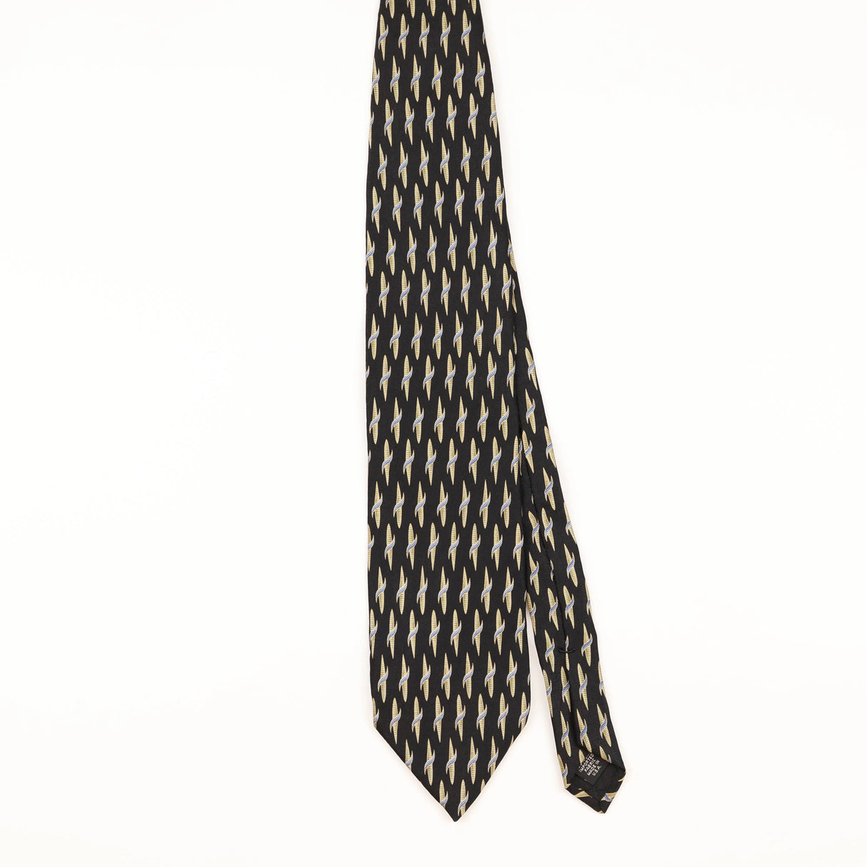 Front of Vintage 1990's Murano Geometric Patterned Tie