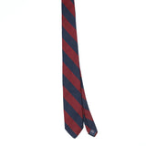 Front Front of Vintage 1980's Polka Dot Striped Patterned Tie