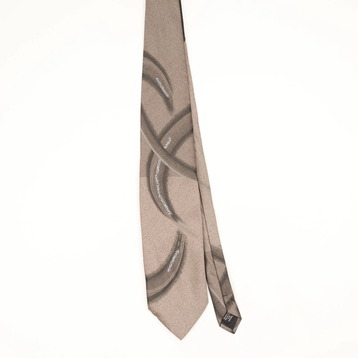 Front Front of Vintage Towncraft Abstract Patterned Tie