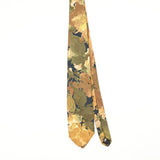 Front Front of Vintage 1980's Monsieur Pierre Floral Patterned Tie