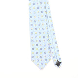 Front Detail of Vintage 1990's Harrods Geometric Patterned Tie