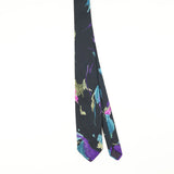 Front of Vintage 1990's Abstract Patterned Tie
