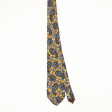 Front Front of Vintage 1990's Oleg Cassini Paisley Patterned Tie