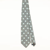 Front of Vintage 1990's Ermenegildo Zegna Floral Patterned Tie