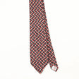 Front Front Detail of Vintage 1990's Turnbull & Asser Geometric Patterned Tie