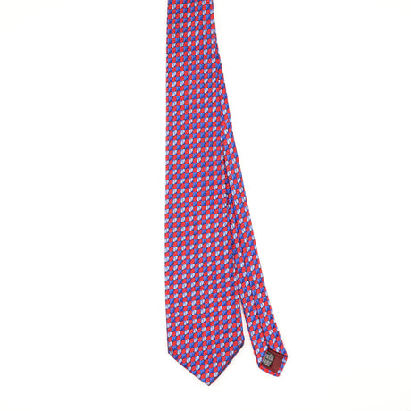 Front of Vintage 1990's Jaeger Geometric Patterned Tie