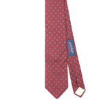 Front Front Detail of Vintage 1990's Liberty of London Geometric Patterned Tie