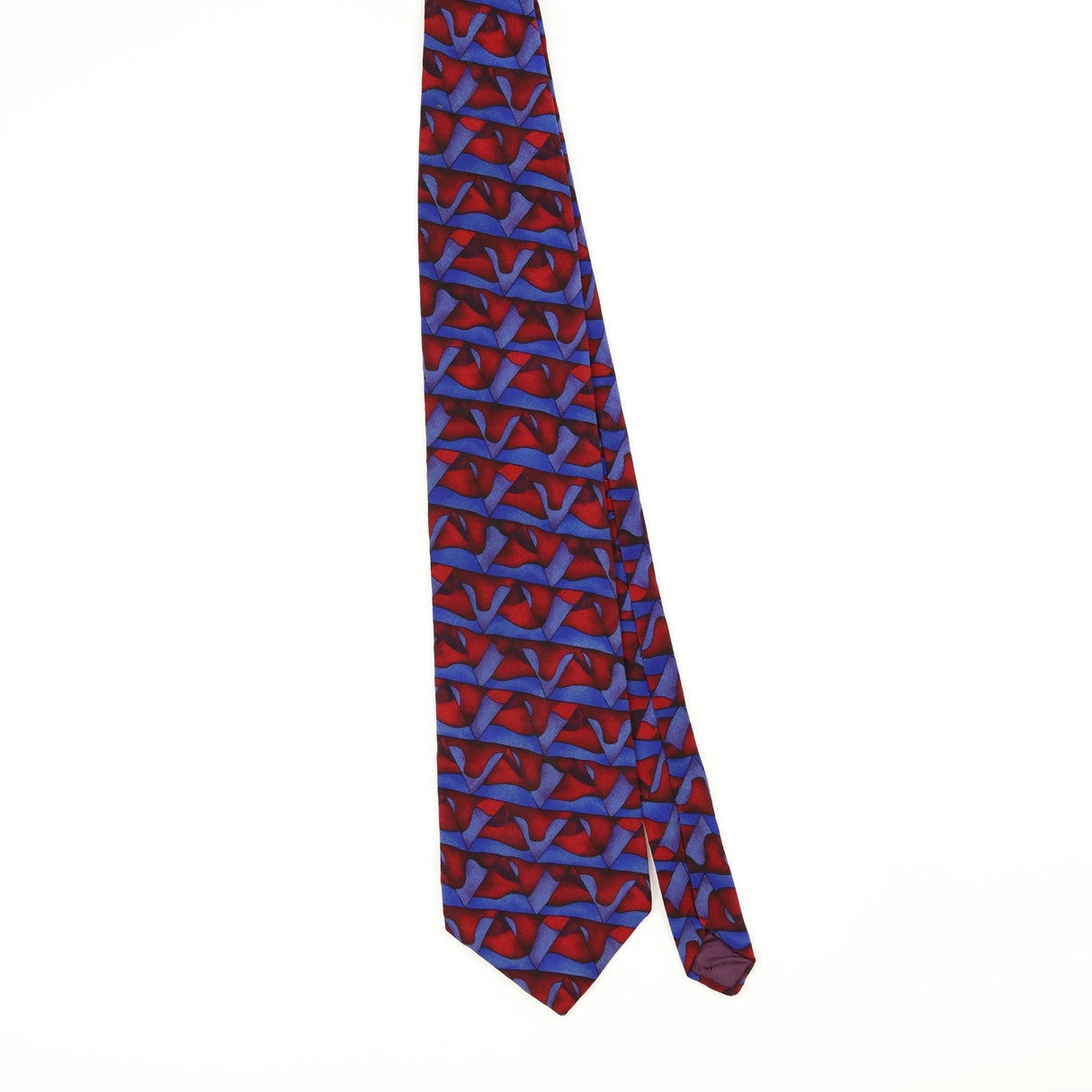 Front Front of Vintage 1990's Jerry Garcia Mesa Abstract Patterned Tie