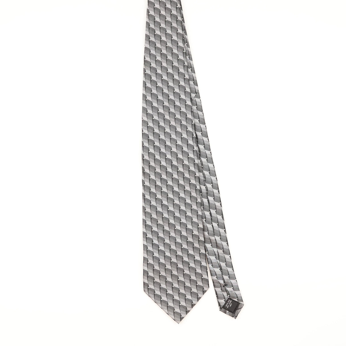 Front of Vintage Pierre Cardin Geometric Patterned Tie