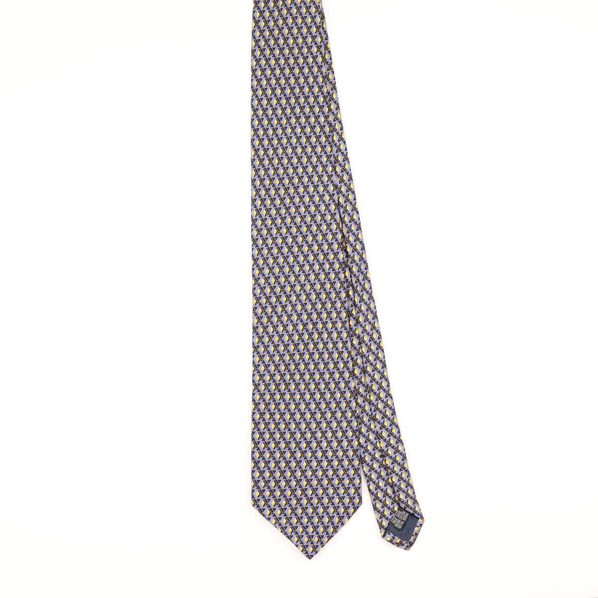 Front of Vintage 1990's Jaeger Geometric Patterned Tie