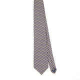 Front of Vintage 1990's Jaeger Geometric Patterned Tie