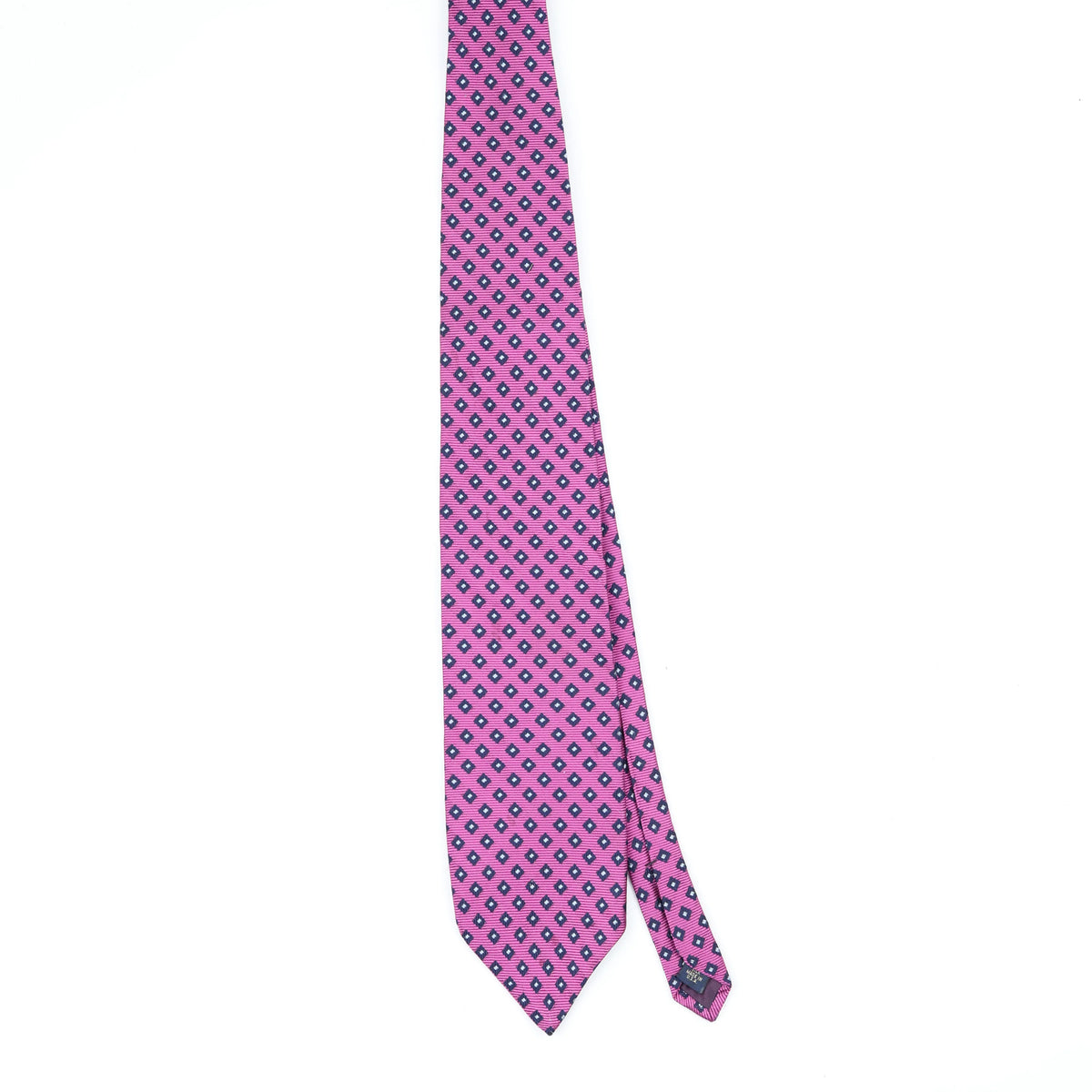 Front Front of Vintage 1990's Foulard Geometric Patterned Tie