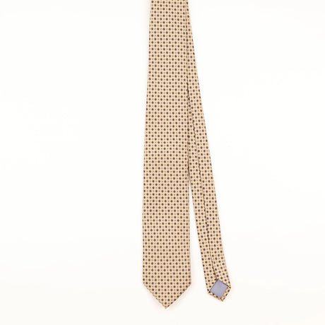 Front of Vintage 1990's Brunosacci Geometric Patterned Tie