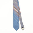 Front Front Detail of Vintage 1990's J. C. Penney Striped Patterned Tie