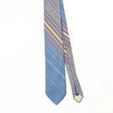 Front Front Detail of Vintage 1990's J. C. Penney Striped Patterned Tie