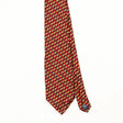 Front Front Detail of Vintage 1990's Lands' End Geometric Patterned Tie