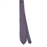 Front Front of Vintage 1990's Foulard Geometric Patterned Tie