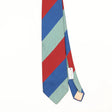 Front Front Detail of Vintage 1980's Ted Lapidus BNWT Striped Patterned Tie