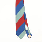 Front Front Detail of Vintage 1980's Ted Lapidus BNWT Striped Patterned Tie