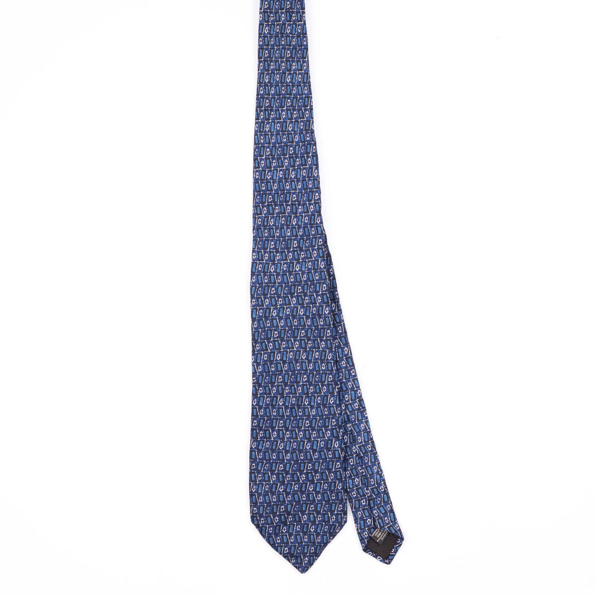 Front Front of Vintage 1990's Geometric Patterned Tie