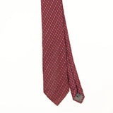 Front Front Detail of Vintage 1990's Geometric Patterned Tie