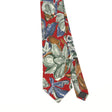 Front Detail of Vintage 1980's Pierre Cardin Floral Patterned Tie