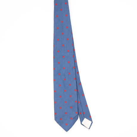Front Front of Vintage 1980's Sears Polka Dot Patterned Tie