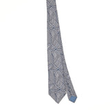 Front Front of Vintage 1980's Christian Dior Geometric Patterned Tie