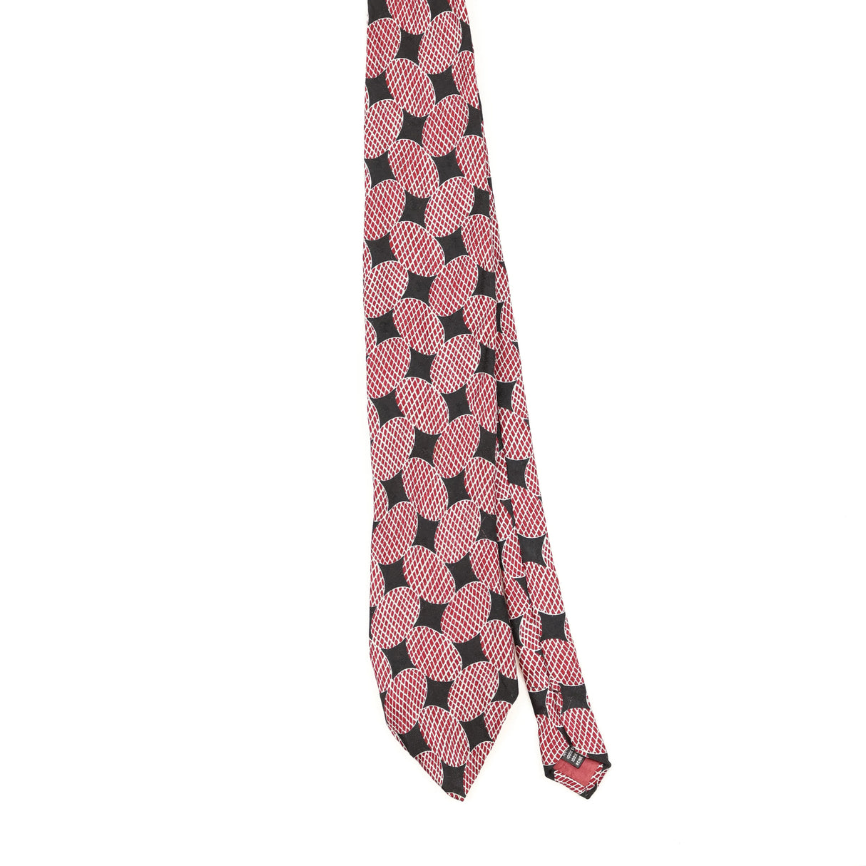 Front Front of Vintage 1990's Geometric Patterned Tie