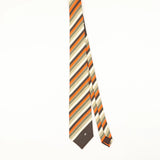 Front of Vintage 1980's Pierre Cardin Striped Patterned Tie
