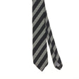 Front Detail of Vintage Hugo Boss Striped Patterned Tie