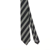 Front Detail of Vintage Hugo Boss Striped Patterned Tie