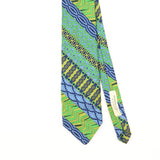 Front Detail of Vintage 1980's Ernst Abstract Patterned Tie