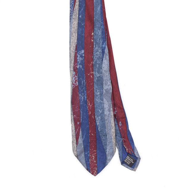 Front Front Detail of Vintage 1990's Abstract Patterned Tie